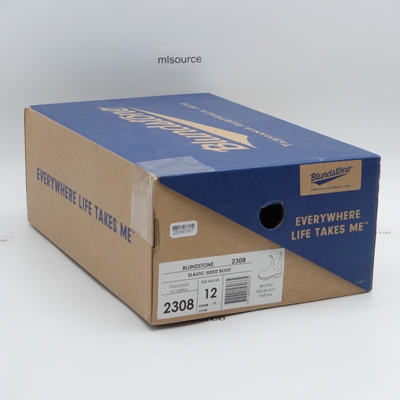 NEW Men's Blundstone x LL Bean 2308 Chelsea Boots Brown/Red - Picture 10 of 10